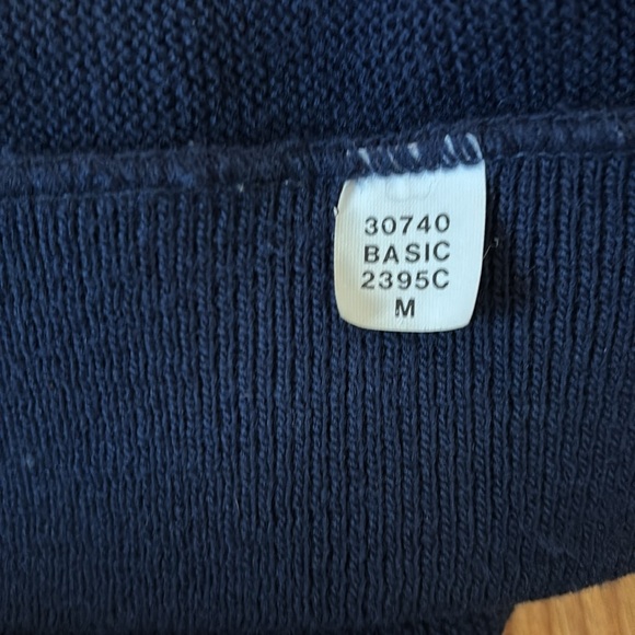 VINTAGE IZOD CARDIGAN SWEATER VEST BLUE CLASSIC GOLF - Picture 5 of 9